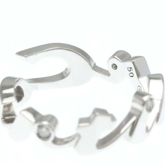 CARTIER 18k Silver Diamond Ring - Picture 8 of 10